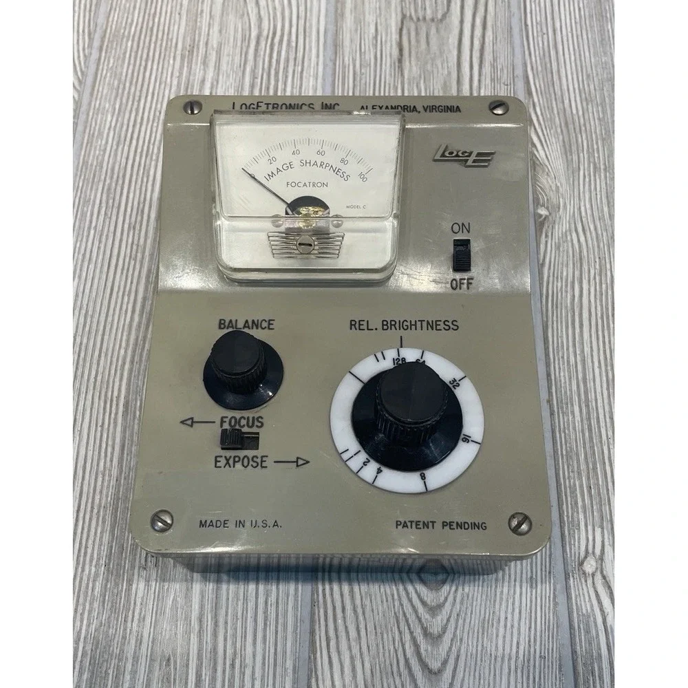 LOGETRONICS Focatron Indicator Model C Image Sharpness VTG Photography Untested